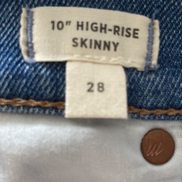 Madewell High Rise Skinny Raw Edge Edition - Picture 7 of 13